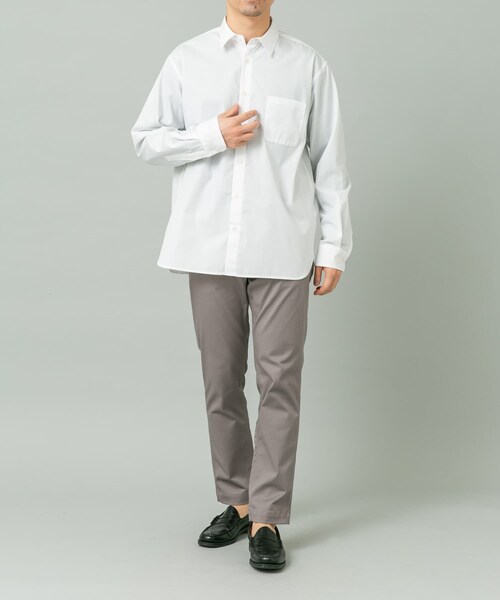 URBAN RESEARCH ROSSO(アーバンリサーチロッソ)の「『防シワ/防臭』アーバンリラックスブロードシャツ(シャツ/ブラウス・メンズ・WHITE/NAVY/BLUE/KHAKI/SAX/CHARCOAL・S/M/L/XL)」の17枚目の写真