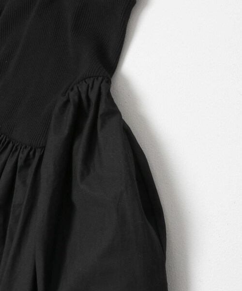 URBAN RESEARCH（アーバンリサーチ）の「ESTHE　RIB POPLIN DRESS（ワンピース・レディース・BLACK・S）」の12枚目の写真