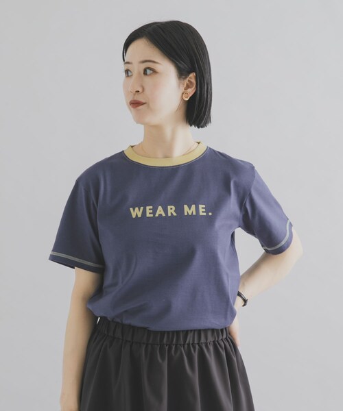 THE GOODLAND MARKET（ザグッドランドマーケット）の「ザ グッドランド マーケット　BOX RINGER  TEE（Tシャツ/カットソー・レディース・WH×GR/YE×BR/BL×LGR・1/2）」の11枚目の写真