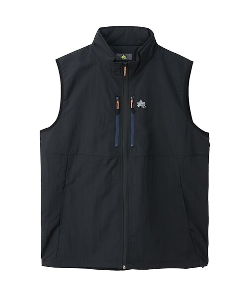 nissen（ニッセン）の「ナイロン裏メッシュベスト　はっ水 ロゴスパーク 【大きいサイズ】（ベスト・メンズ・46カーキ/49ブラック・3L/4L/5L）」の4枚目の写真