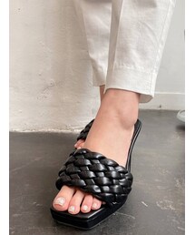 GYDA | スクエアメッシュミュール(サンダル)