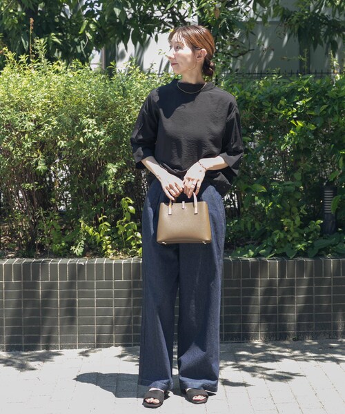 ITEMS URBANRESEARCH（アイテムズ アーバンリサーチ）の「ウエストタックデニムパンツ（デニムパンツ・レディース・BLU/IDG・S/M）」の12枚目の写真