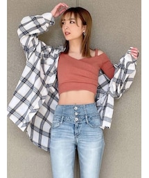 GYDA | original checkBIG シャツ(シャツ/ブラウス)