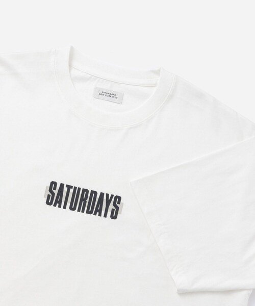Saturdays NYC(サタデーズ ニューヨークシティ )の「Cover Lined Relax SS Tee(Tシャツ/カットソー・レディース・ブラック/ホワイト/グリーン・L/M/S/XL)」の16枚目の写真
