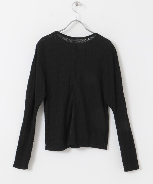 URBAN RESEARCH ROSSO（アーバンリサーチロッソ）の「ストレッチレースプルオーバー（Tシャツ/カットソー・レディース・OFF WHITE/BLACK・FREE）」の21枚目の写真