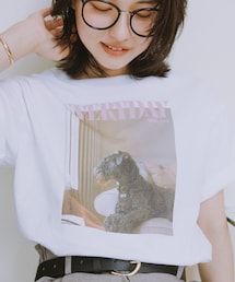 ROPE' PICNIC | 【DOG MAGAZINE×ROPE' PICNIC】DOGフォトTシャツ(Tシャツ/カットソー)