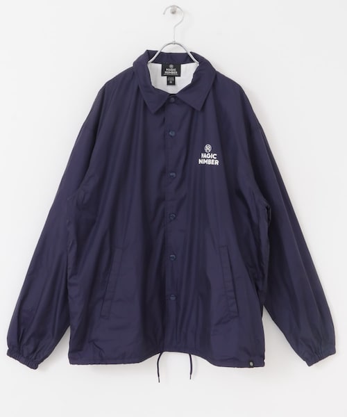URBAN RESEARCH Sonny Label（アーバンリサーチサニーレーベル）の「MAGIC NUMBER　SEEYOUINTHEWATER COACH JACKET（テーラードジャケット・メンズ・D NAVY/BURGUNDY/FOREST/BLACK・M/L/XL）」の3枚目の写真