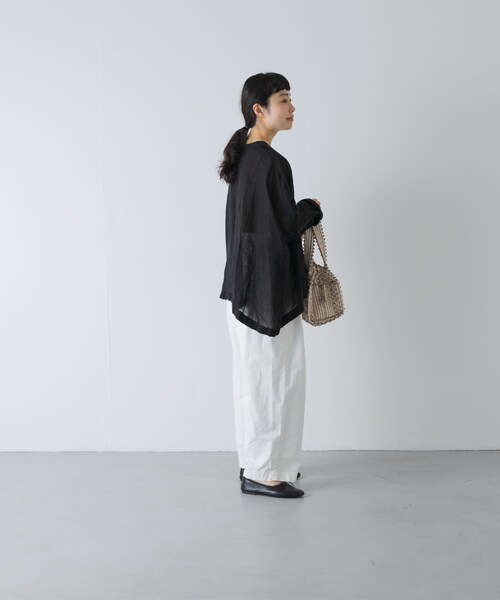 かぐれ（カグレ）の「コットンテーパードイージーパンツ（その他パンツ・レディース・OFF/PINK/BLUE・Free）」の14枚目の写真