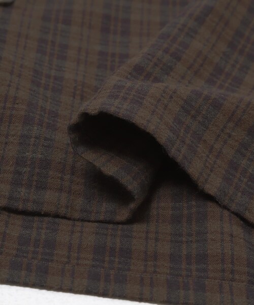 URBAN RESEARCH(アーバンリサーチ)の「A PRESSE Silk Nep Loop Collar Shirts(シャツ/ブラウス・メンズ・BROWN・2/3)」の8枚目の写真