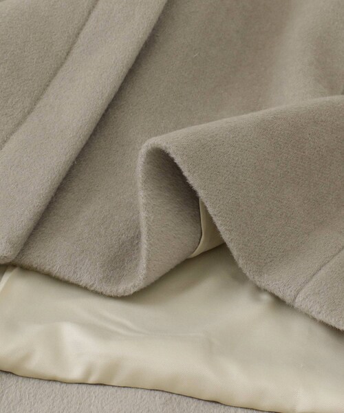 URBAN RESEARCH Sonny Label（アーバンリサーチサニーレーベル）の「ノーカラーショートコート（ノーカラージャケット・レディース・ミント/ブラック/ベージュ・FREE）」の20枚目の写真