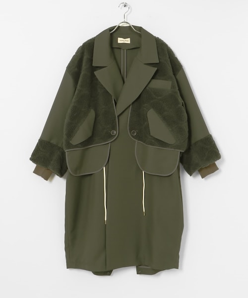 THE GOODLAND MARKET（ザグッドランドマーケット）の「master key　NEO（ステンカラーコート・メンズ・BEG/KAH・FREE）」の6枚目の写真