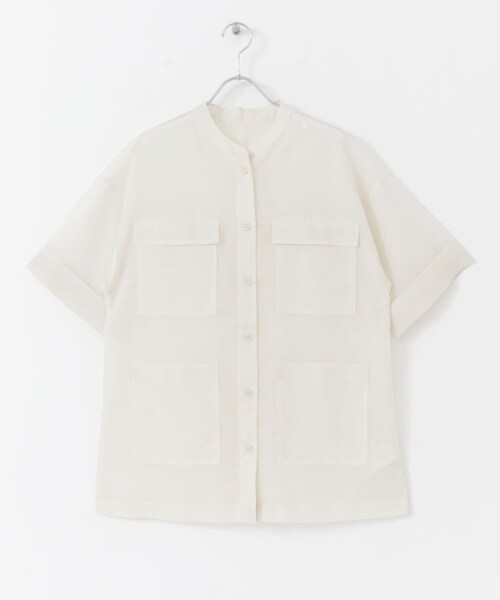 SENSE OF PLACE by URBAN RESEARCH（センスオブプレイスバイアーバンリサーチ）の「シアーミリタリージャケット（ミリタリージャケット・レディース・BROWN/IVORY・one）」の10枚目の写真