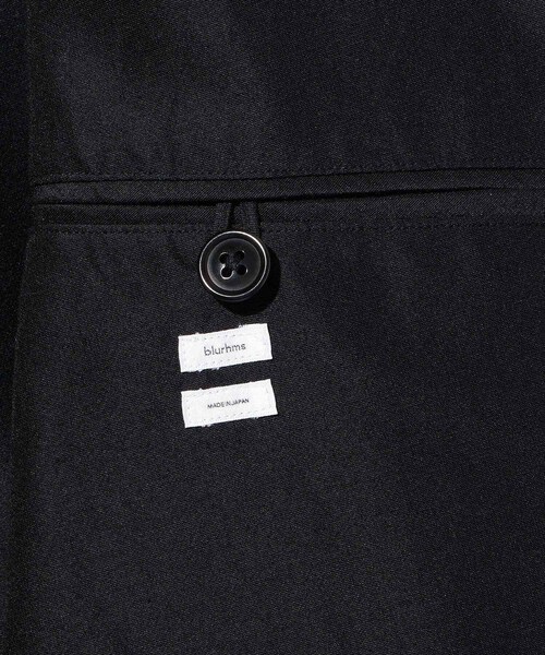 ADAM ET ROPE'(アダムエロペ)の「【blurhms/ブラームス】Si/W/C Peaked Lapel Cardigan JK(テーラードジャケット・メンズ・ブラック・2/3)」の10枚目の写真