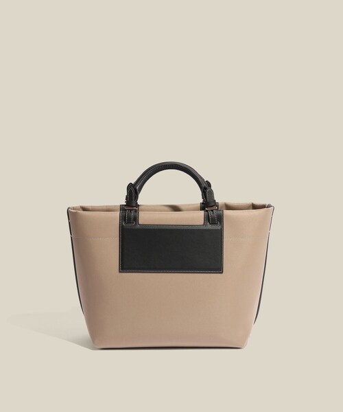 ROPE'（ロペ）の「【E'POR】BOAT BAG Medium/撥水・軽量・26SS新色（トートバッグ・レディース・ブラック/ベージュ・F）」の6枚目の写真