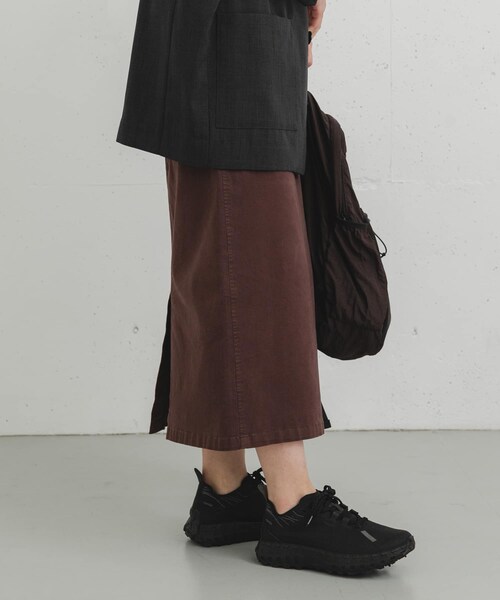 EKAL（エカル）の「『別注』GRAMICCI　ストレッチツイルスカート（スカート・レディース・BLACK/CAMEL/BROWN・one）」の17枚目の写真