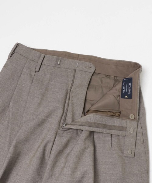 URBAN RESEARCH DOORS（アーバンリサーチドアーズ）の「LIFE STYLE TAILOR　REDA アウトタックパンツ（その他パンツ・メンズ・CHARCOAL/BEIGE・44/46/48/50）」の14枚目の写真
