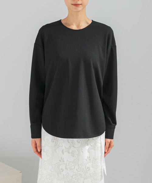 URBAN RESEARCH ROSSO（アーバンリサーチロッソ）の「ストレッチジョーゼットプルオーバー（シャツ/ブラウス・レディース・OFF/MOCHA/BLACK・Free）」の22枚目の写真