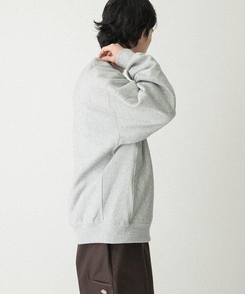 EKAL（エカル）の「QUICK DRY クルースウェット（スウェット・メンズ・グレー/ブラック・M/L）」の21枚目の写真