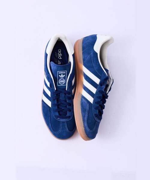 JUNRED（ジュンレッド）の「【adidas/アディダス】GAZELLE INDOOR/ガゼル インドア（スニーカー・メンズ・ネイビー/オレンジ/ダークブラウン・26/27/28）」の4枚目の写真