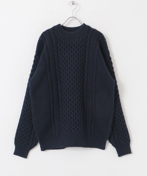 URBAN RESEARCH DOORS（アーバンリサーチドアーズ）の「L.L.Bean　Wayne Fishermans Sweaters（ニット/セーター・メンズ・Natural/Navy/Night・M/L/XL）」の3枚目の写真