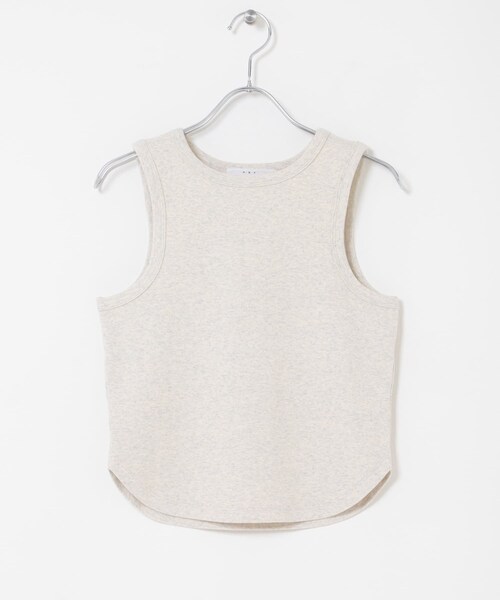 KBF（ケイビーエフ）の「クロップドタンクトップ（タンクトップ・レディース・OATMEAL/POWDERBLUE/RED/CHARCOAL・One）」の12枚目の写真