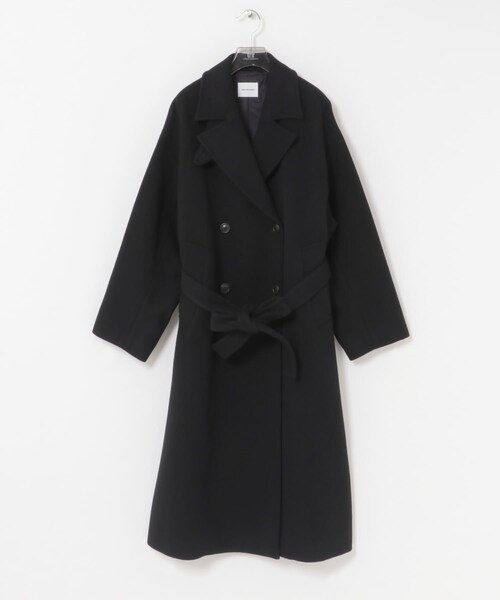 URBAN RESEARCH（アーバンリサーチ）の「スーパー140ウールチェスターコート（チェスターコート・レディース・L.BEIGE/D.GREEN/BLACK・36/38）」の12枚目の写真