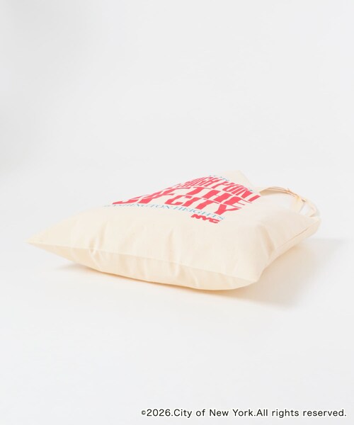 KBF（ケイビーエフ）の「GOOD ROCK SPEED　NYC ToteBag（トートバッグ・レディース・WHITE/NATURAL・Free）」の8枚目の写真