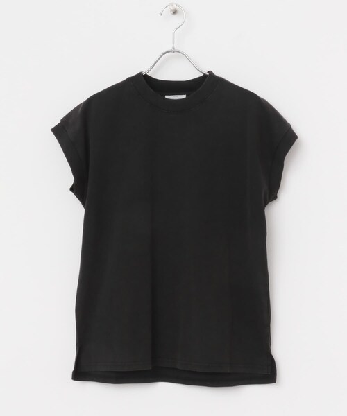 ITEMS URBANRESEARCH（アイテムズ アーバンリサーチ）の「ピグメントフレンチTシャツ（Tシャツ/カットソー・レディース・CML/GRY/BLK・FREE）」の12枚目の写真