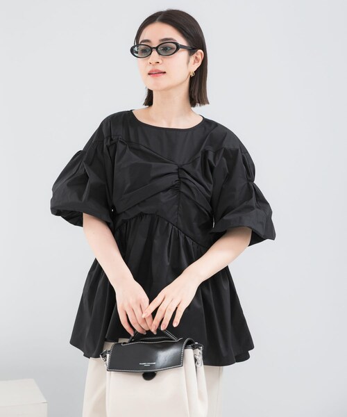 URBAN RESEARCH ROSSO（アーバンリサーチロッソ）の「『別注』ELENDEEK×ROSSO　GATHER BLOUSE（シャツ/ブラウス・レディース・O.WHT/BLK/BLU・Free）」の15枚目の写真