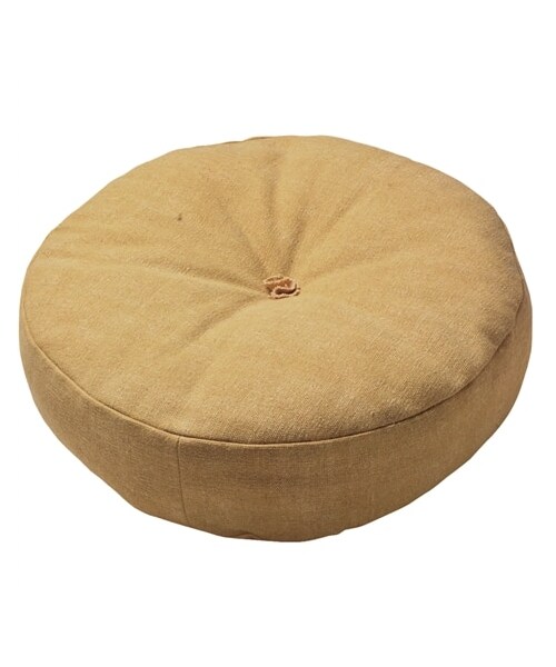 nissen（ニッセン）の「10色から選べる綿100%のフロアクッション（クッション/クッションカバー・メンズ・アイボリー/ライトブルー/ライトグリーン/ライトベージュ/マスタード/ピンク/カーキ/ネイビー/ブラウン/グレー・約45×45cm）」の8枚目の写真