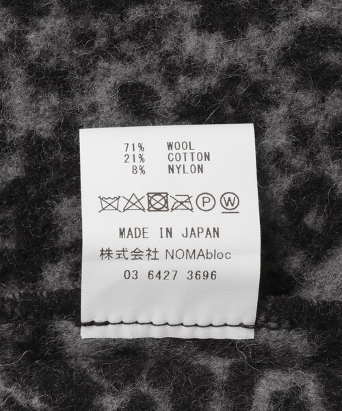 URBAN RESEARCH(アーバンリサーチ)の「NOMA. Belted Blanket Coat(テーラードジャケット・レディース・Black・1)」の8枚目の写真