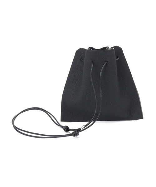 ADAM ET ROPE'（アダムエロペ）の「【ITTI/イッチ】HERRIE KINCHAKU SHOULDER -MM / DIPLO SKY（ハンドバッグ・メンズ・ブラック・F）」の4枚目の写真