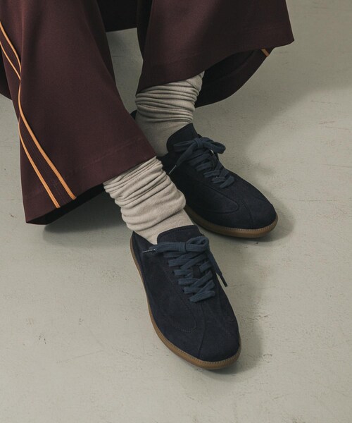 SENSE OF PLACE by URBAN RESEARCH(センスオブプレイスバイアーバンリサーチ)の「ジャーマントレーナースニーカー(スニーカー・レディース・CAMEL/NAVY/BROWN・S/M/L)」の10枚目の写真