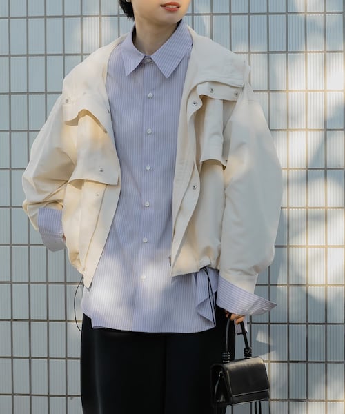 KBF（ケイビーエフ）の「ベストSETマウンテンパーカー（マウンテンパーカー・レディース・NAVY/IVORY/MOSS GRAY・one）」の14枚目の写真