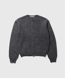 ADAM ET ROPE' | 【AURALEE/オーラリー】GARMENT-DYED BABY ALPACA FUR KNIT C/NECK CARDIGAN(カーディガン/ボレロ)