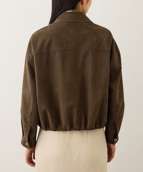 ROPE'（ロペ）の「スエードライクブルゾン（ブルゾン・レディース・ダークブラウン・F）」の15枚目の写真