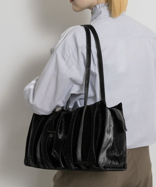 THE GOODLAND MARKET（ザグッドランドマーケット）の「ALICE MARTHA　RABBAH（トートバッグ・レディース・BLACK/TAN・Free）」の4枚目の写真