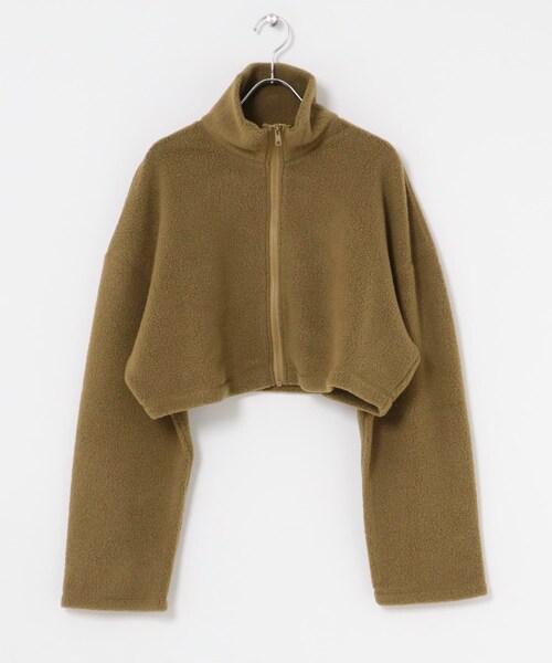 かぐれ（カグレ）の「SEEALL　CROPPED JACKET（テーラードジャケット・レディース・METEORITE/COYOTE・M）」の10枚目の写真
