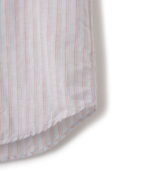 ADAM ET ROPE'(アダムエロペ)の「【INDIVIDUALIZED SHIRTS for SALON】別注ストライプシャツ L.BLUE BASE ORANGE ST(シャツ/ブラウス・レディース・ブルー系・F)」の8枚目の写真