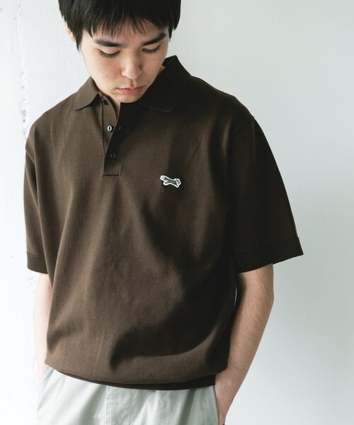 URBAN RESEARCH DOORS(アーバンリサーチドアーズ)の「『別注』PENNEYS×DOORS THE FOX ハイゲージ ニットポロ(ニット/セーター・メンズ・L.GRAY/BROWN/NAVY・M/L)」の16枚目の写真