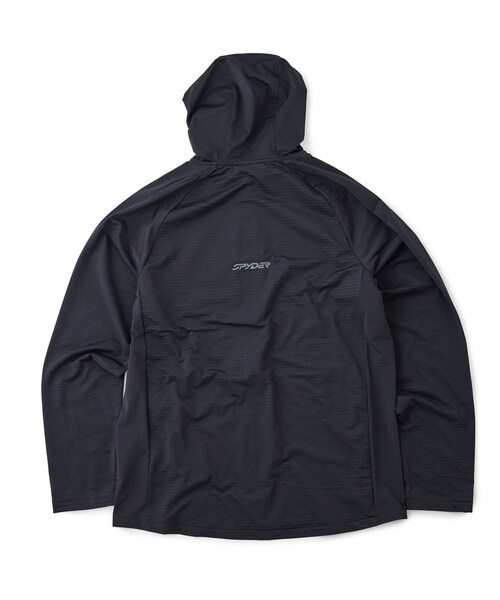 ADAM ET ROPE'(アダムエロペ)の「【SPYDER】GRIDWEB HOODIE(パーカー・レディース・ブラック・L/M)」の7枚目の写真