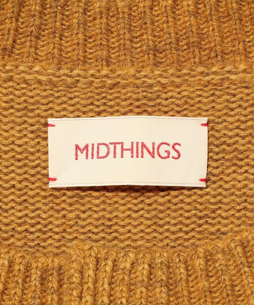 【MIDTHINGS/ミッドシングス】BIRD PATCH CARDIGAN