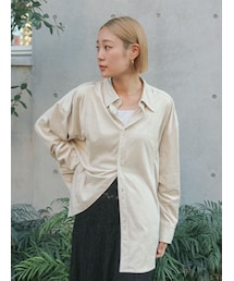 Ungrid | スウェードライクルーズシャツ(シャツ/ブラウス)