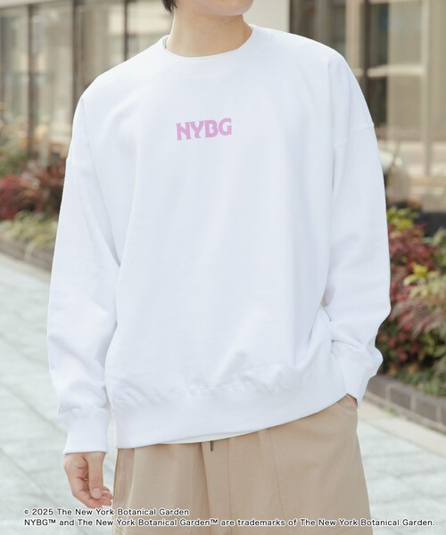 SENSE OF PLACE by URBAN RESEARCH(センスオブプレイスバイアーバンリサーチ)の「NYBG クルーネックルーズスウェットA(スウェット・メンズ・GREEN/WHITE/BLACK・M/L)」の14枚目の写真