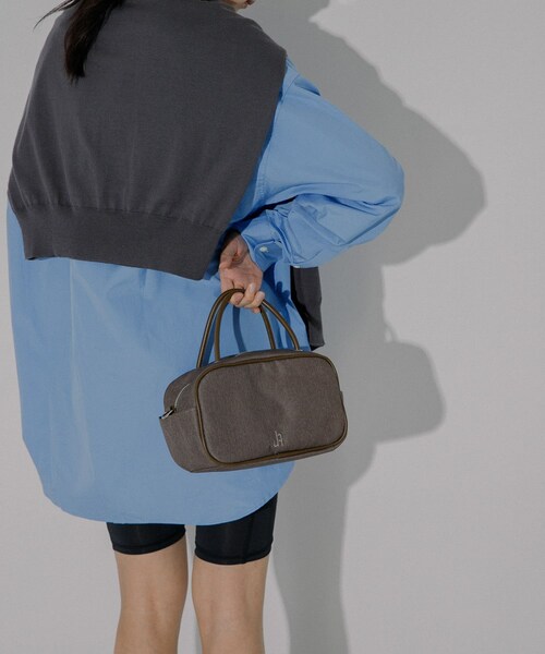 RODE SKO（ロデスコ）の「hun RODESKO　Marbling boston（ボストンバッグ・レディース・SALLOW/CCL BROWN・one）」の13枚目の写真