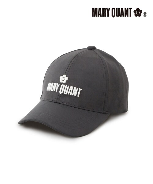 VIS(ビス)の「【MARY QUANT×VIS】ロゴ刺繍スエードキャップ(キャップ・レディース・チャコール/ピンク・F)」の1枚目の写真