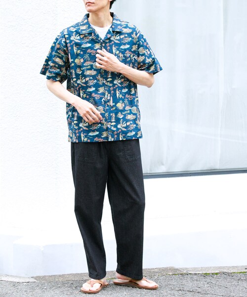 URBAN RESEARCH Sonny Label（アーバンリサーチサニーレーベル）の「接触冷感デニムイージーパンツ（デニムパンツ・メンズ・ブラック/インディゴ/ライトインディゴ・M/L）」の7枚目の写真