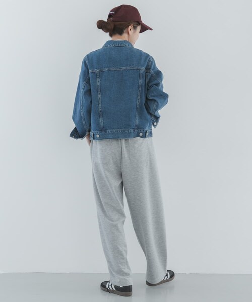 URBAN RESEARCH Sonny Label（アーバンリサーチサニーレーベル）の「メルティスウェットバレルパンツ（スウェットパンツ・レディース・グレー/ネイビー・Free）」の10枚目の写真