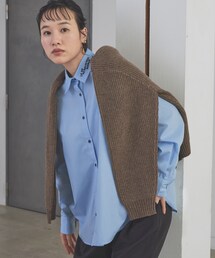 URBAN RESEARCH DOORS | 衿ロゴ刺繍カラーシャツ(シャツ/ブラウス)