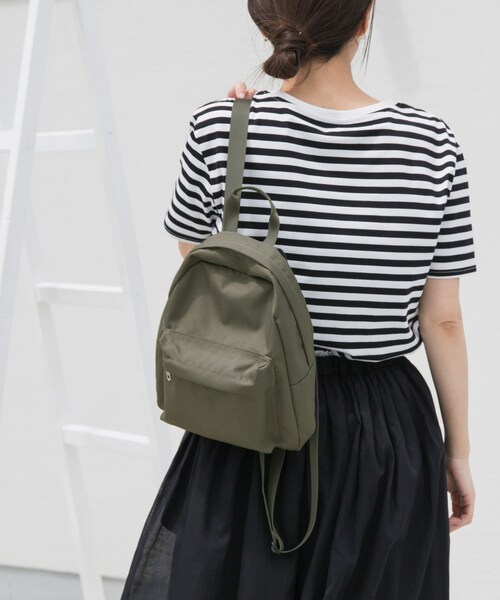 URBAN RESEARCH DOORS（アーバンリサーチドアーズ）の「撥水ミニリュック（バックパック/リュック・レディース・KHAKI/BLACK・one）」の16枚目の写真